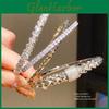 Geometric Zircon Square Open Cuff Bracelet For Elegant Women