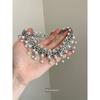 American Style Exaggerated Multi-Layer Pearl Chain Necklace, Niche Light Luxury, Unique Personality, Versatile, High-End Feel, Elegant Clavicle Chain