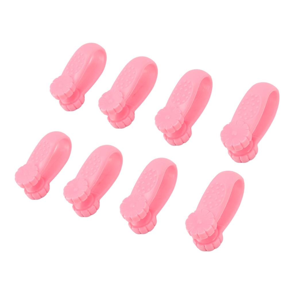8PCS Hand Pressure Point Tool Plastic Hand Acupressure Clip for Between Thumb and Index Migraine