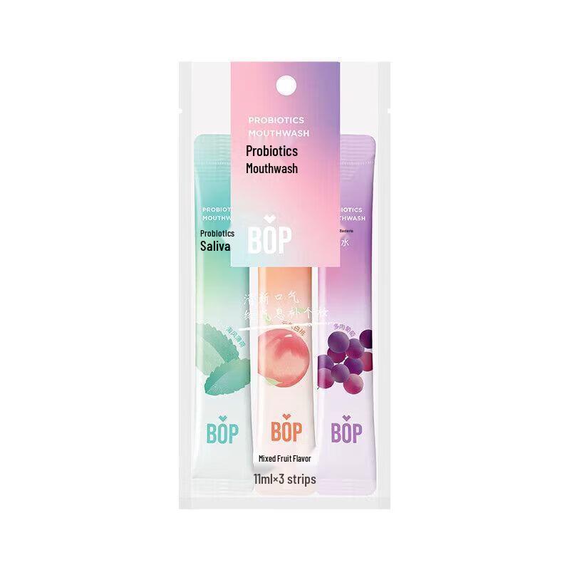 bop Probiotic Portable Mouthwash - Multi-flavor 6-Pack