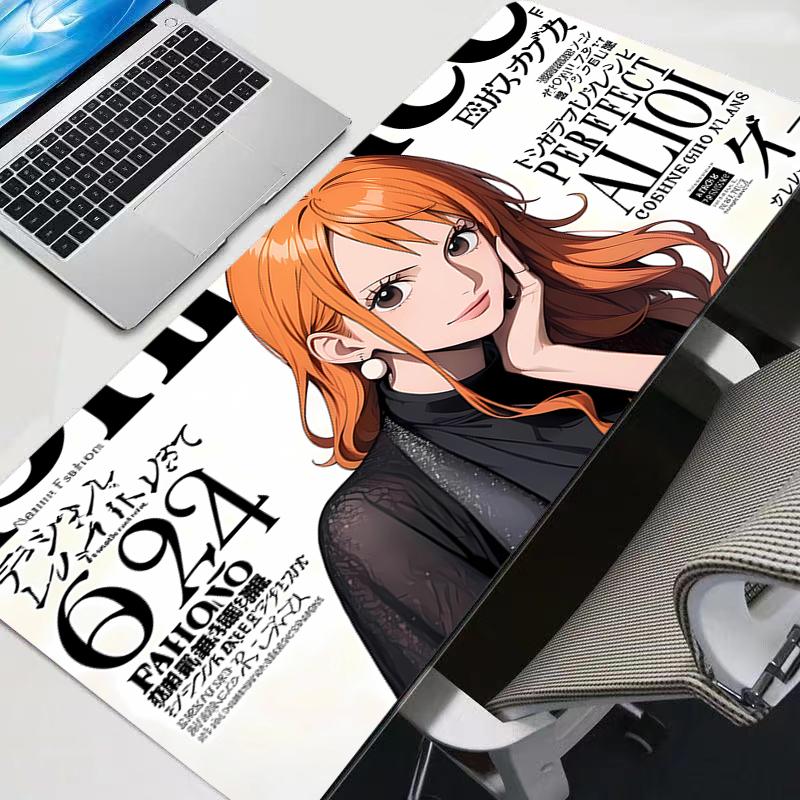 Mouse Pad Anime One Piece Gaming Accessories Mousepad Gamer PC Completo Computer Keyboard durable anime Desk Mat Varmilo