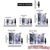 2pcs,Curtains Cute Snowman Winter Holiday_a Print Chic Curtains Polyester Easy Install Curtains Versatile All Use for Bedroom