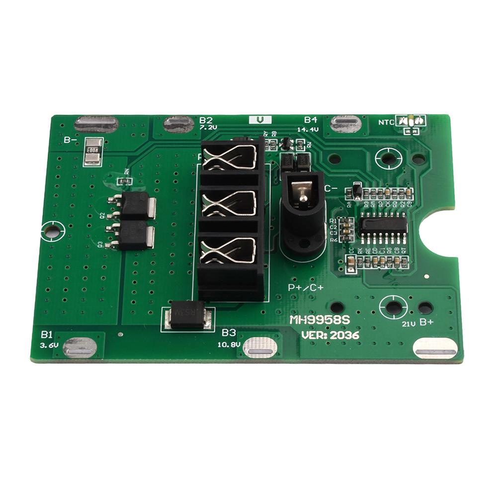5S 21V 20A Lithium-Batterie Ladeschutzplatine BMS-Modul NTC-Temperaturschutz DC-Anschluss Für Bohrmaschinenwerkzeuge