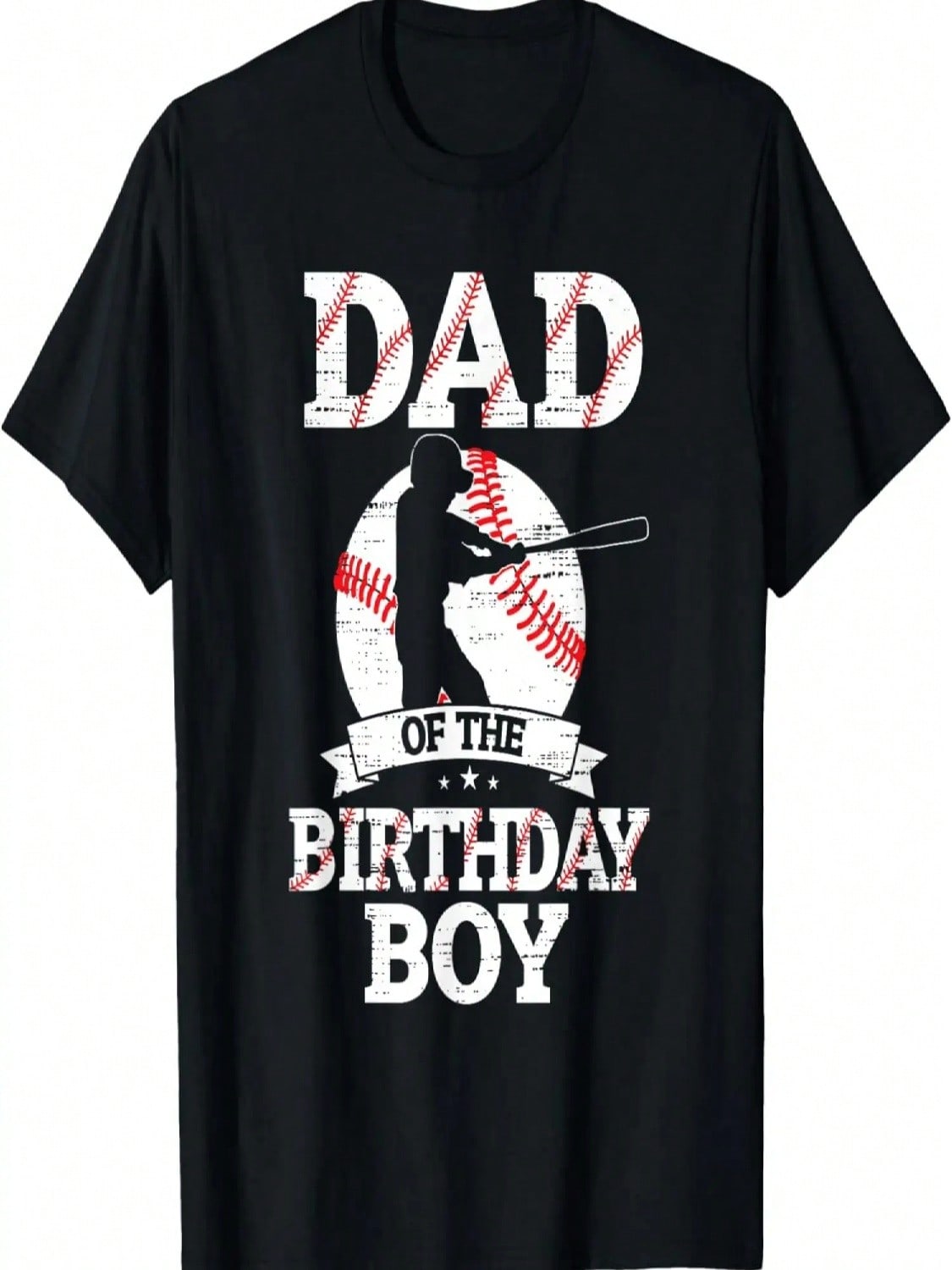 Dad Of The Birthday Boy Baseball Lover Vintage Retro T-Shirt S разноцветный