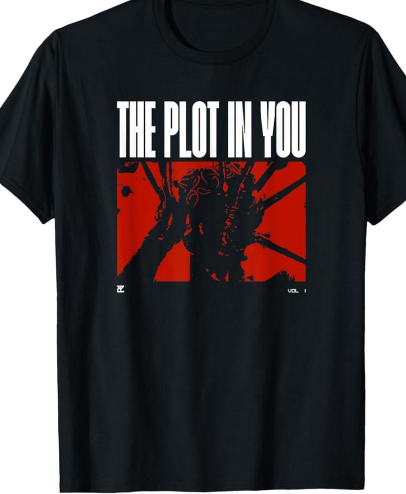 Футболка с альбомом группы The Plot in You Унисекс Все размеры S-5XL черная футболка Унисекс Футболка S