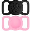 2 Pack Waterproof Silicone Holder Case For Airtag For Dogs And Cats - Scratch-Resistant, Anti-Lost GPS Tracker For Airtag