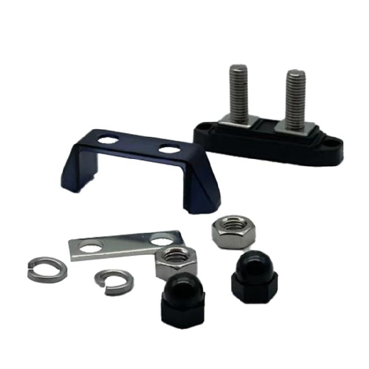 Bus Bar Terminal Block Power Stud Battery Power Junction Post Block 12-48V Metal