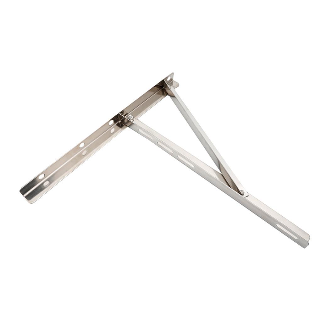 

Silver Stainless Steel Air Conditioner Bracket Outdoor Holder Foldable Sturdy Adjustable Support Thickened Strong Air other