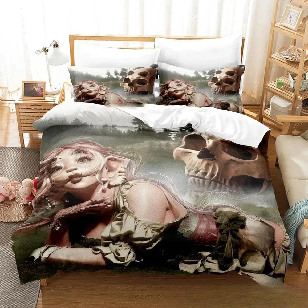 3D Print Portals Melanie Martinez Album Bedding Set Boys Girls Twin Queen King Size Duvet Cover Pillowcase Bed Boys Adult