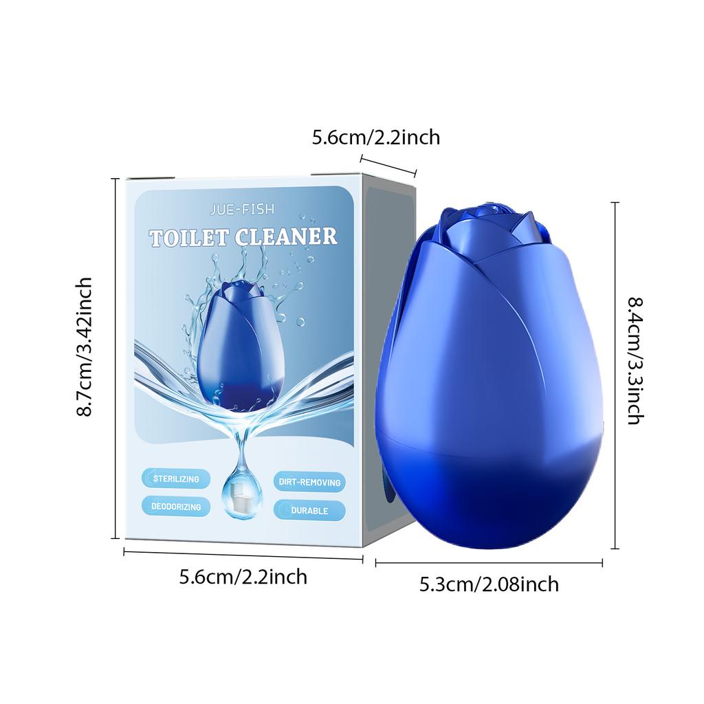 3Pcs Toilet cleaner Drain tank rose fragrance freshener Deodorant stain remover House bathroom cleaner products
