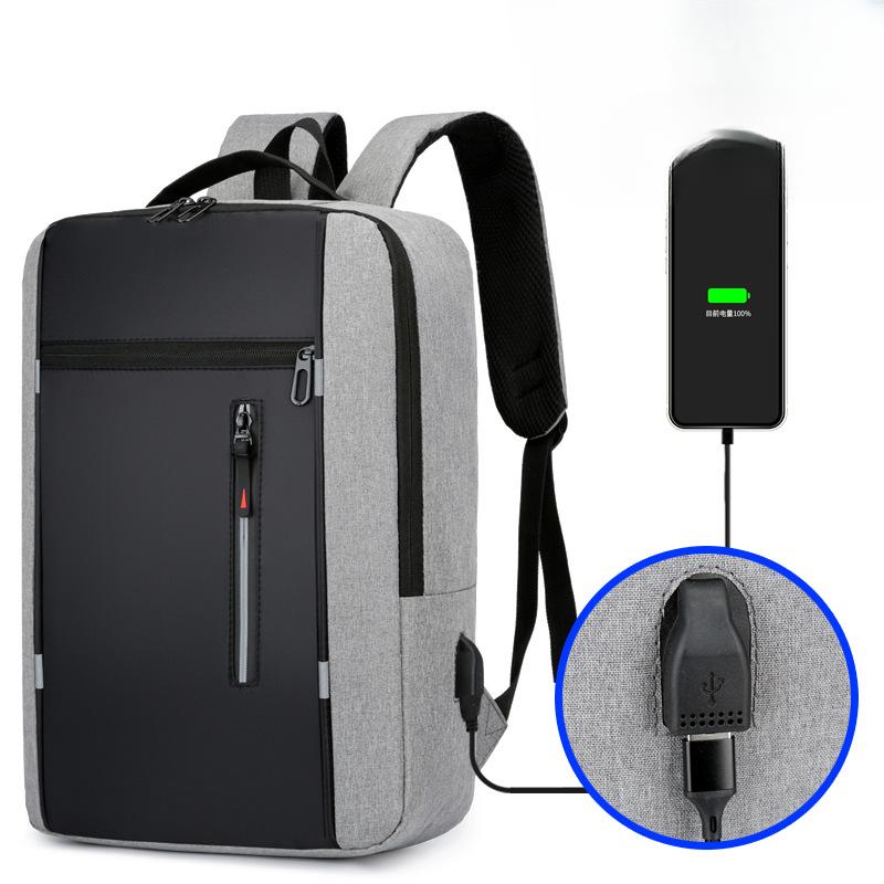 Unisex voděodolný batoh Oxford Nová školní taška pro dospívajícího chlapce Školní taška Velkokapacitní batoh Muži Business Bag