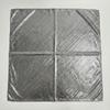 Polyester Shiny Metallic Bandana Stripe Satin Square Turban Liquid Silvery Headscarf  Outings