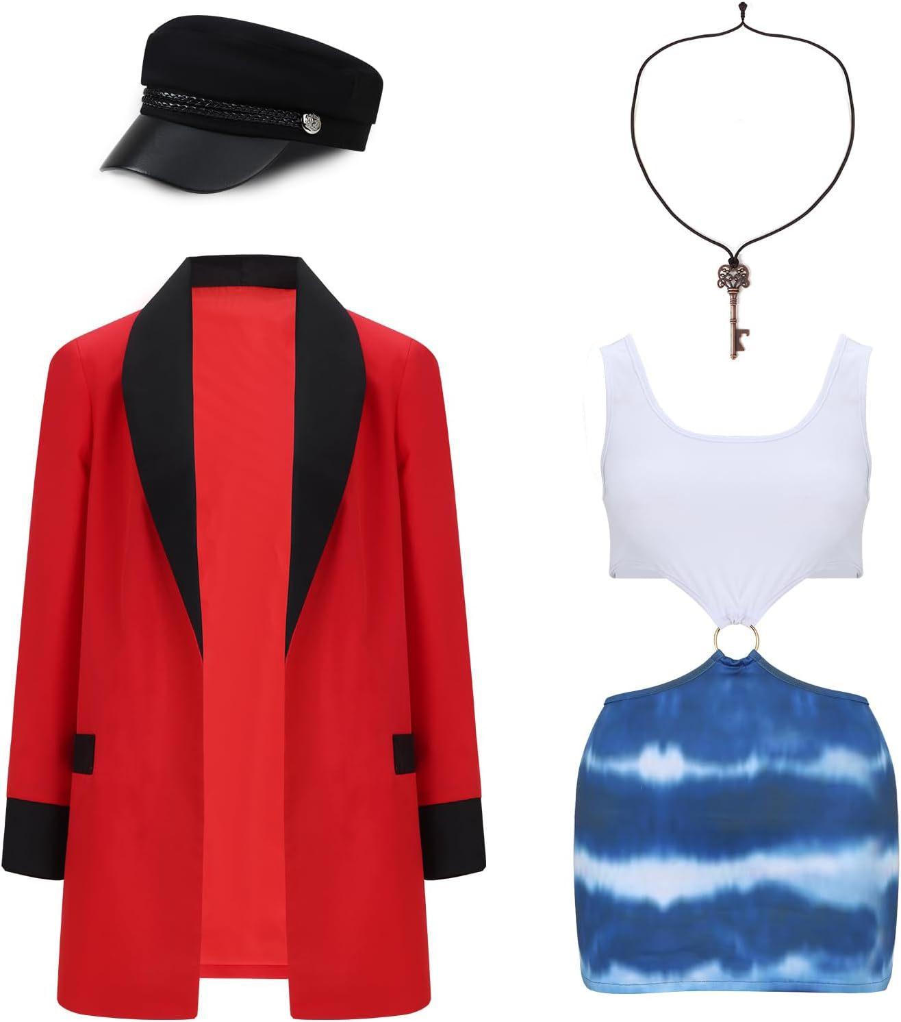 

Аниме Костюм для косплея Вивиан Уорд из фильма Красотка на Хэллоуин, наряды для ролевых игр, вечернее платье, костюм для женщины 2XL 60-65kg бежевый