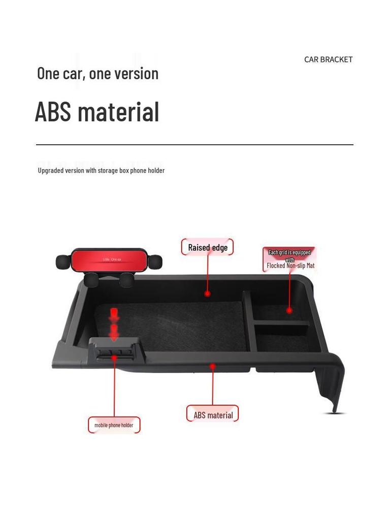 Dedicated Phone Holder with Storage for 2023+ Lexus LM Models