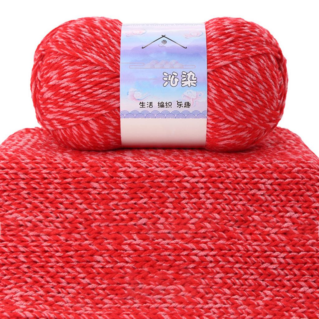 Häkelgarn Strickgarn Baumwollgarn für DIY Hut Pullover Schal Handarbeiten Garn Farbverlaufsgarn zum Häkeln Stricken