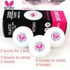 Palline da Ping Pong Butterfly 3 Stelle R40+ Palline con Cuciture ABS per Allenamento e Competizione