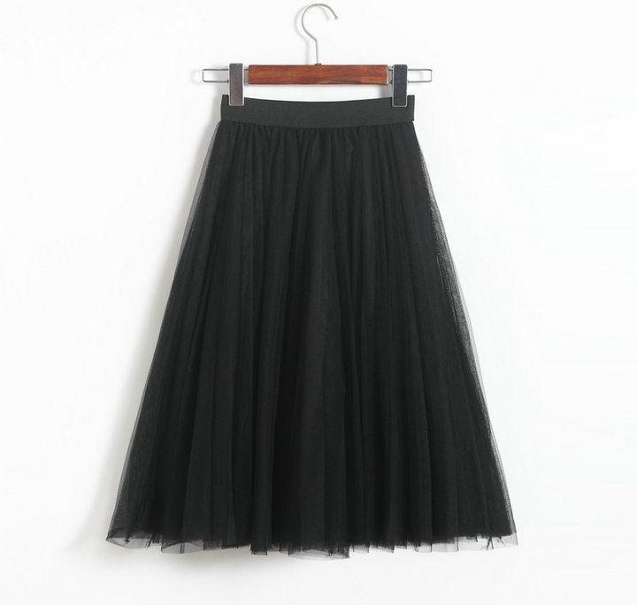 Hochwertiger 3-lagiger Damen-Tutu-Ballettrock Tüll-Unterrock für Vintage-Eleganz