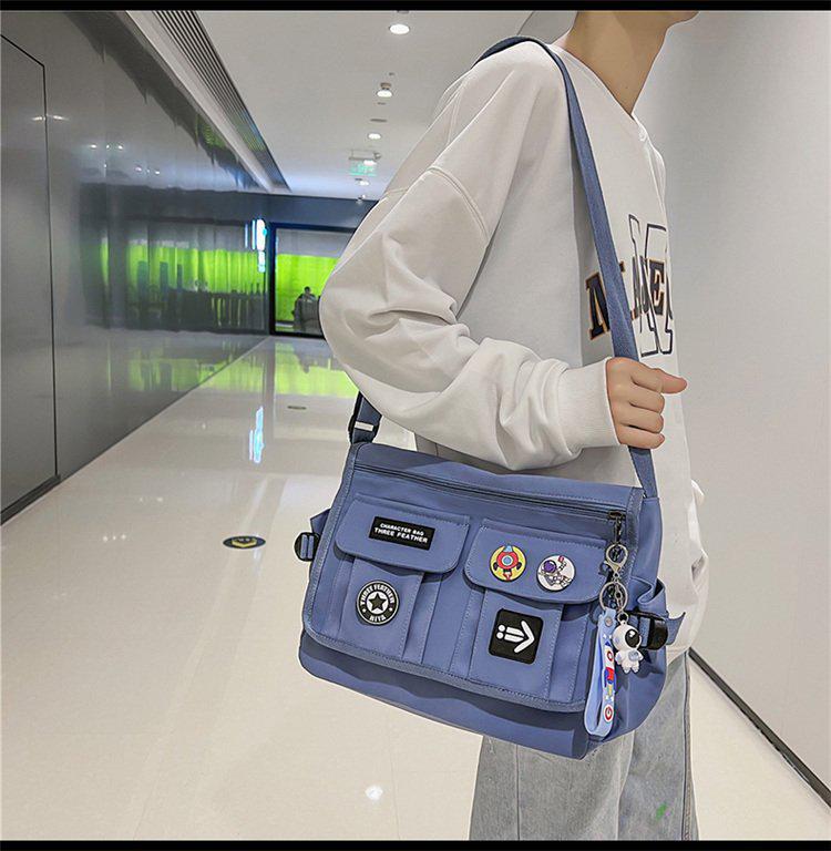 2026 Spring Multi-Functional Unisex Shoulder Bag: Large Capacity, Crossbody & Briefcase Style