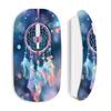 Wireless Mouse - MANIACASE - Pink and Blue Dreamcatcher - 2 AA Batteries - Optical - Rechargeable