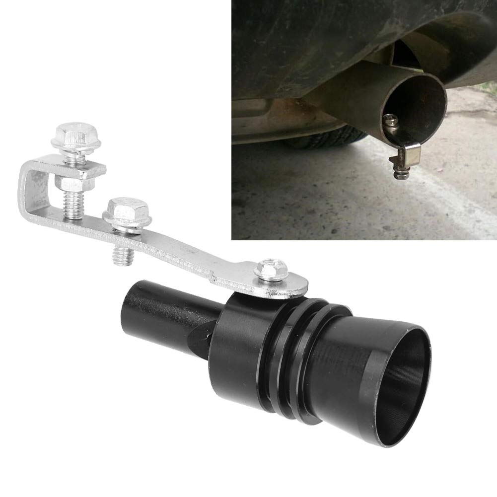 Siren Tube Whistle Aluminum Alloy Bottle Auto Remodeling Parts TC XL (Black)