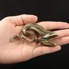 Brass Sea Eel Decorative Figurines Copper Handicrafts Marine Organisms Muraenesox Cinereus Desk Decoration Christmas Gift