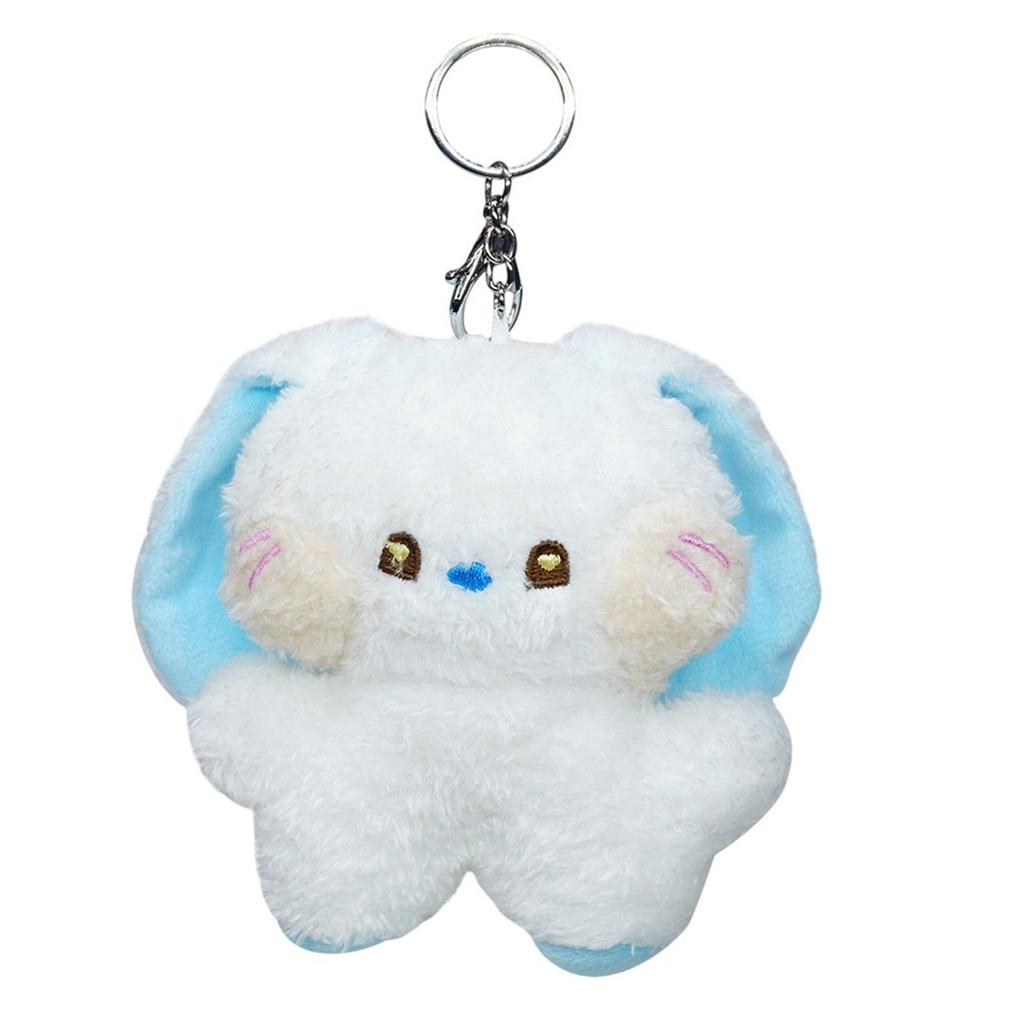 Plush Doll With Bead Chain Backpack Pendant Plush Doll