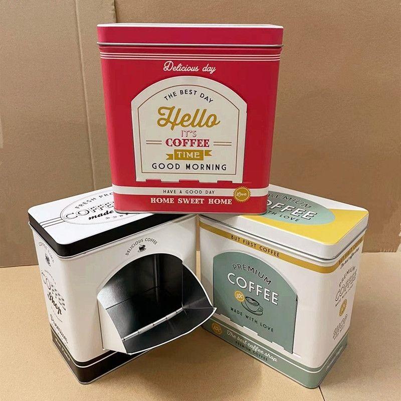 American Creative Coffee Box Candy Cookies Coffee Strip Storage Box Office Desk Decoration Home Storage Box