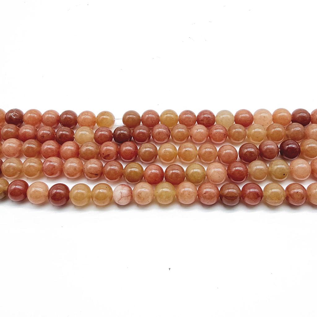 Natural Green Aventurine Round Beads for DIY Jewelry - Bracelet & Necklace Making
