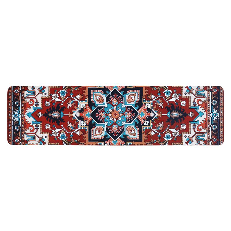 

Нескользящий коврик для ступеней скандинавского принта, устойчивый к пятнам, влагопоглощающий, быстросохнущий коврик для ступеней в помещении 76CM x 20CM