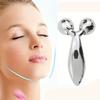 3D Roller Gesichtsmassagegerät, Gesichtsskulpturwerkzeug - Gesichtsmassagegerät Lifting-Tool Hautstraffung Reduziert Schwellungen Glättet Falten - Silbern