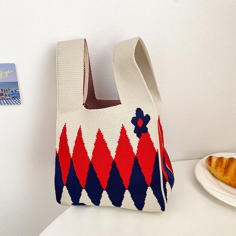 Trending Knitted & Woven Bags: Stylish Handbags, Ladies' Totes, Fashionable Ins Bags, and Souvenir Bags