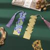 Exquisite Van Gogh Sunflowers Metal Bookmark - Retro Oil Painting Design, Cultural Souvenir