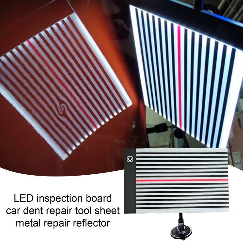 Dent Finder Panel Striped Light Board Steel Dent Remover Tool Car Body Repair Automotive Reflection Lighting with Three-Speed