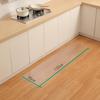 Embossed Kitchen Matte Easy to Clean Mat, Transparent, 210x45cm, 1.5mm Thick, Wipeable, Clear, Non-Slip, Waterproof, Stain-Resistant, (Embossed 1.5mm,