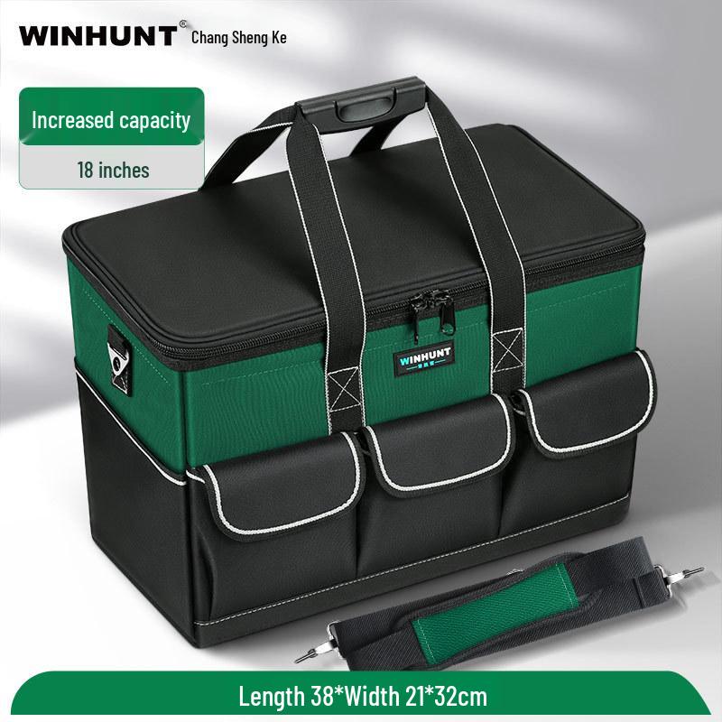 Everwinner Durable Canvas Electrician Tool Bag - Sturdy, Thickened, and Wear-Resistant