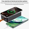 12*21700 Battery Holder 10W 22.5W Fast Charging 15W Wireless Charging Diy Power Case Dual Usb Type C Charge Box With Led Light