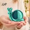 Portable Trinket Bowl 3D Printed Colorful Snail Storage for Small Items Creative Desktop Organizer Modern Home Solution with Hollow Spiral