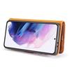 Per Samsung Galaxy S21 5G DG.MING Custodia in Pelle a Libro Staccabile Magnetica Texture Crazy Horse con Supporto & Slot per Schede & Portafoglio
