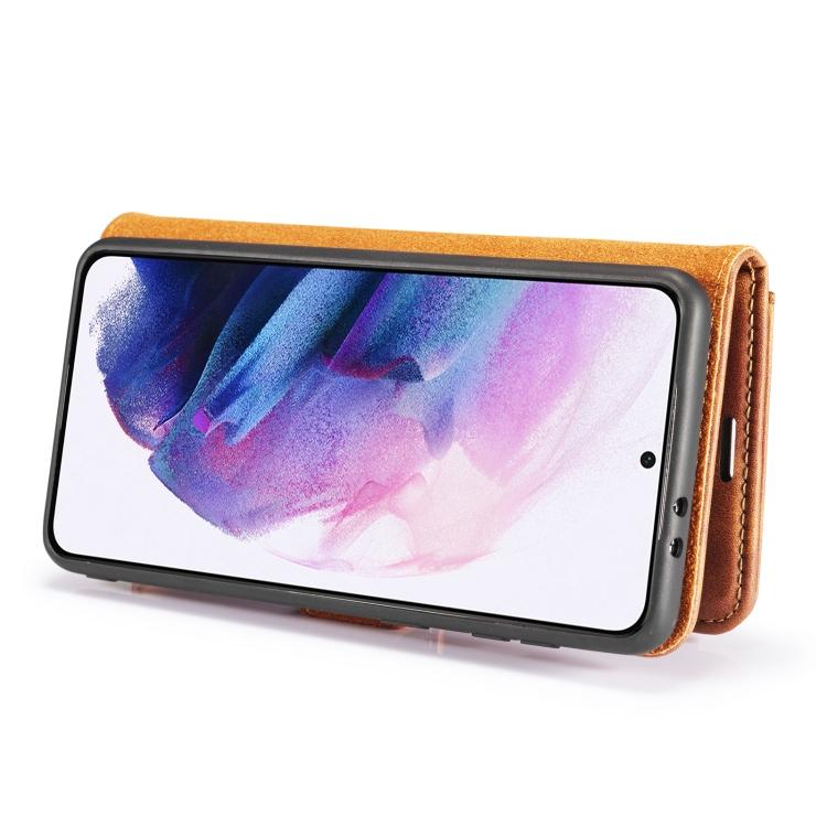 Per Samsung Galaxy S21 5G DG.MING Custodia in Pelle a Libro Staccabile Magnetica Texture Crazy Horse con Supporto & Slot per Schede & Portafoglio