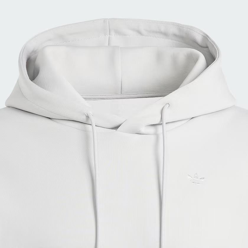 Adidas Originals Adventure Hoodie With Solid Color Logo Men Hoodies White IL5184