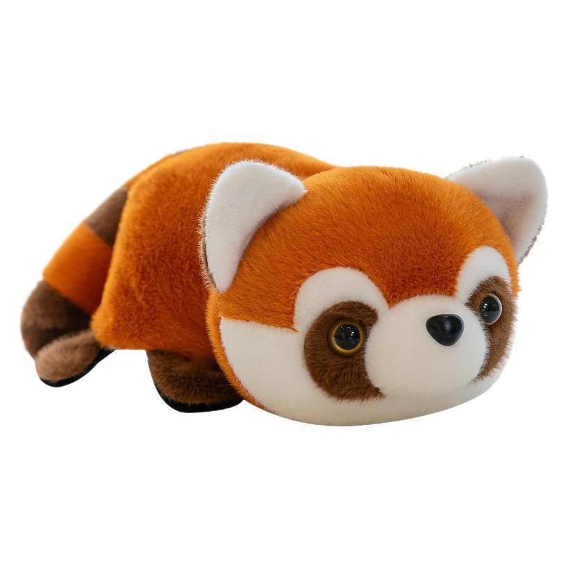 Flip Panda Doll Plush Toy Transformed Into Raccoon Doll Children's Rag Doll Gift Doll Machine