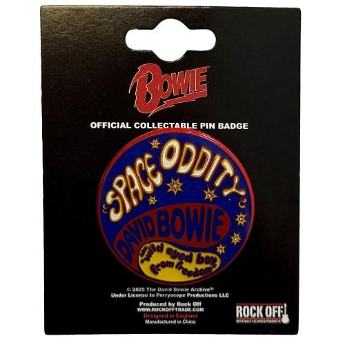 David Bowie Space Oddity Pin Badge