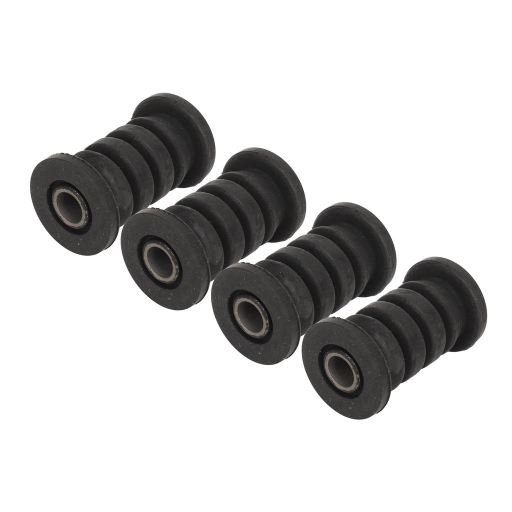 4 Stück M10 10mm Wellen Schwingenarm Halterung Buchse Gummi Stahllegierung Stoßdämpfer Schwingenarm Montagebuchse für ATV