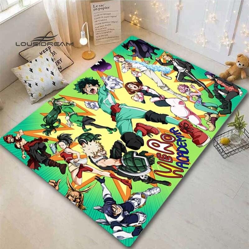 Carpet Living Room My Hero Academia Home Decor Rug Play Mats Decor Bedroom Carpets Child Play Lounge Area Rugs Dining Table Mat