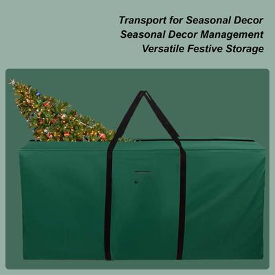 Christmas Tree Storage Bag 7.5 Feet Christmas Tree Storage Bag Heavy-duty 600D Oxford Cloth Large Capacity Christmas Tree Bag