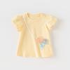 David Bella Girls' Short Sleeve Puff Sleeve T-Shirt