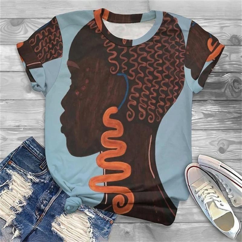 Bohemia Girl 3d Printed Kids Adult T-shirt Summer Women's Casual Outdoor Girl Short Sleeve Tees Top Pullover