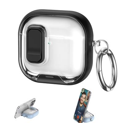 Capa Protetora Transparente para AirPods Pro 3 com Fivela para Fones de Ouvido Apple 4ª Geração