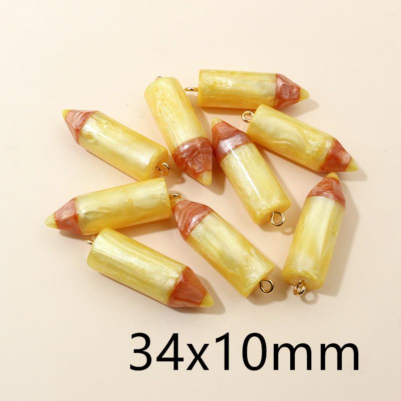 10Pcs Multi-Styles Mix Fruit Animals Dice Cloud Resin Earring Charms Diy Findings Keychain Bracelets Handmade Charms