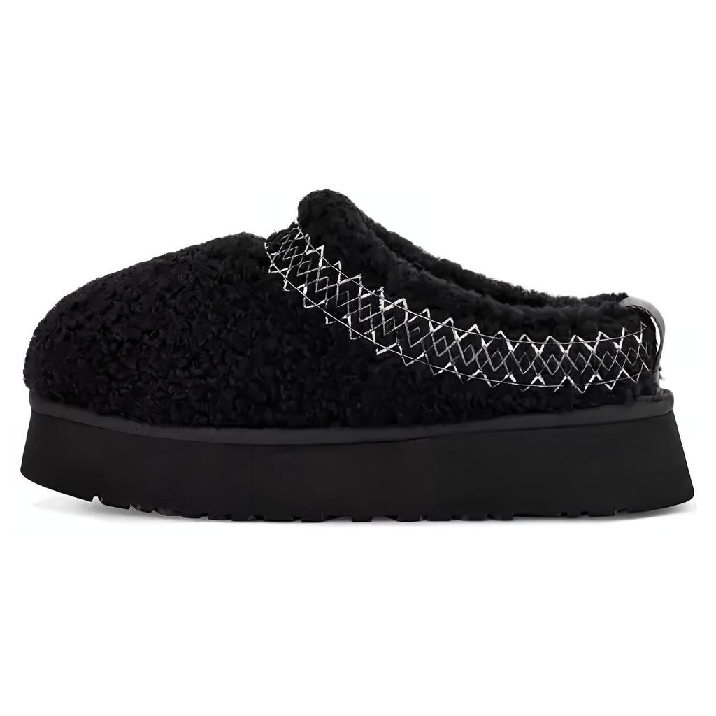 New UGG Tazz Slipper Heritage Braid Black Women's 1143976-BLK